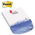 Post-it® Custom Printed Angle Note Pads &mdash; Rounded 4 x 5-3/4 &nbsp; Rounded - 150-sheets / 2 Color