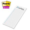 Post-it® Custom Printed Notes 2 3/4 x 6 - 100-sheets / 1 Color