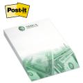 Post-it® Custom Printed Angle Note Pads &mdash;Rectangle 4 x 5-3/4 &nbsp; Rectangle - 150-sheets / 2 Color