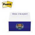 Post-it® Custom Printed Notes Half-Cube 2-3/4" x 2-3/4" x 1-3/8" / 4-color process, different design each side (4 designs total!)